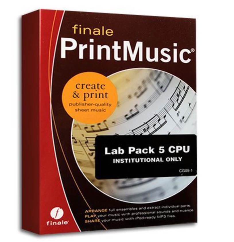 MakeMusic Finale PrintMusic Lab 5 User Pack SOFTWARE DIGITAL